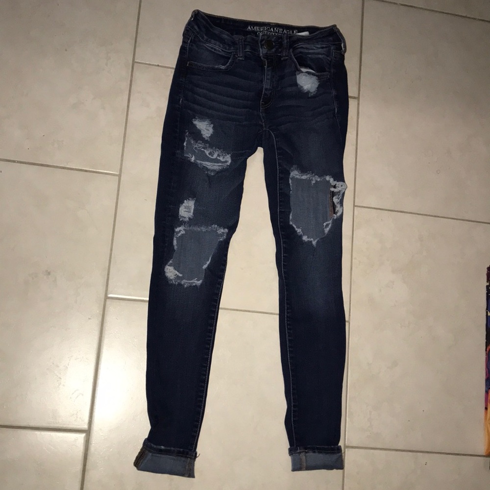 american eagle super stretch jegging